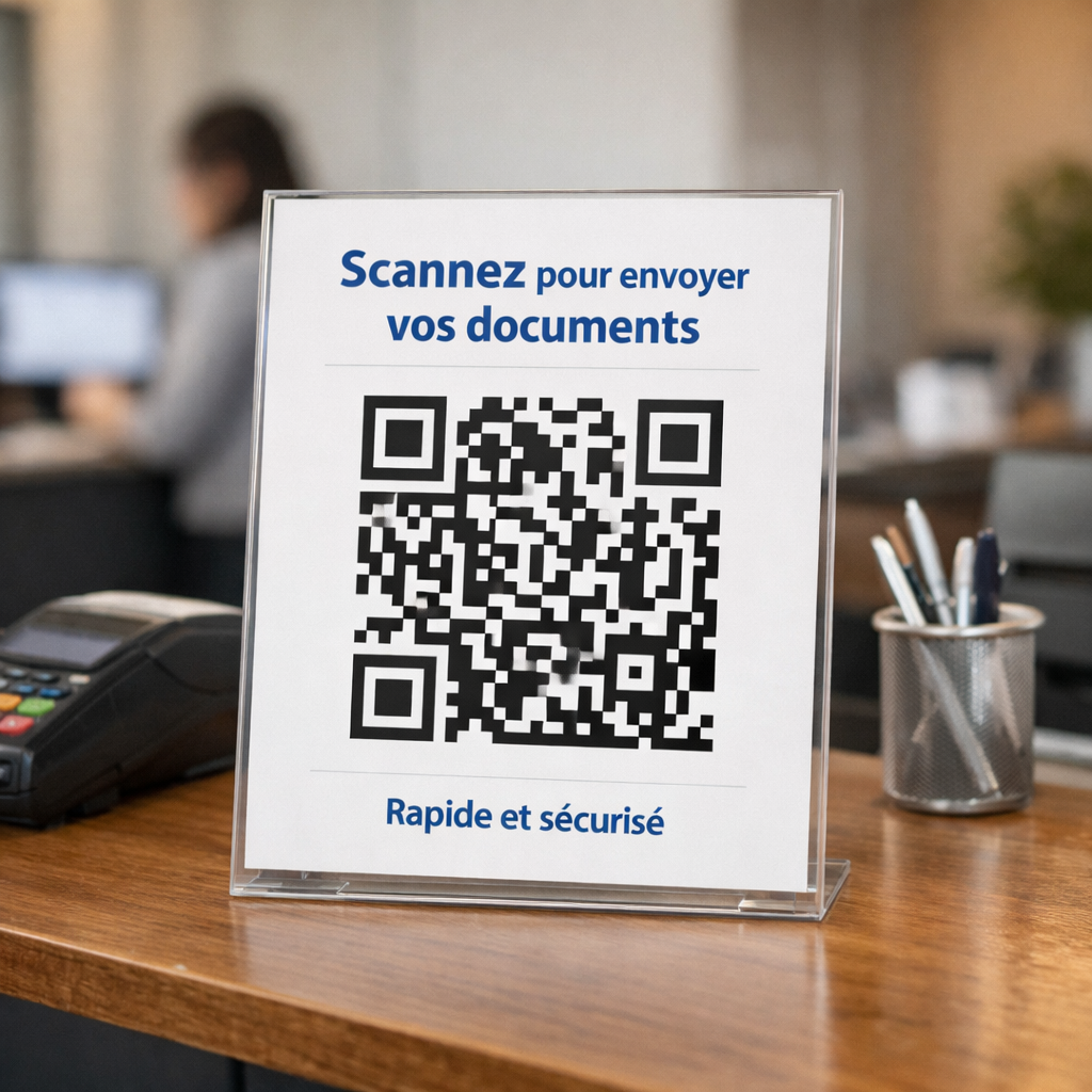 Comment afficher un QR code dans un commerce ou un bureau